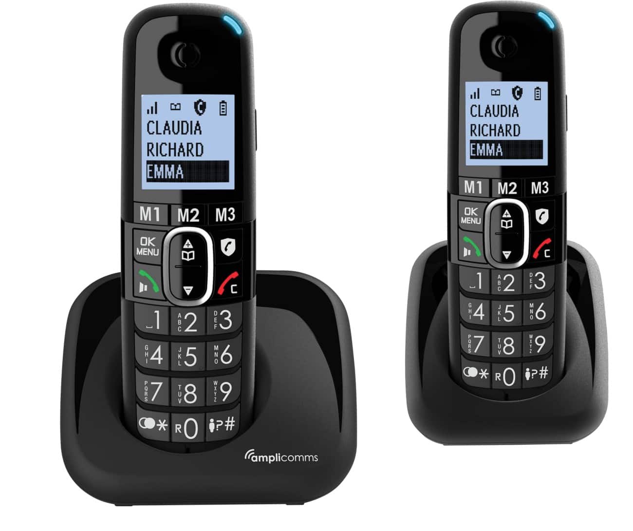 amplicomms Cordless Conference Phone ATL1423457 Black