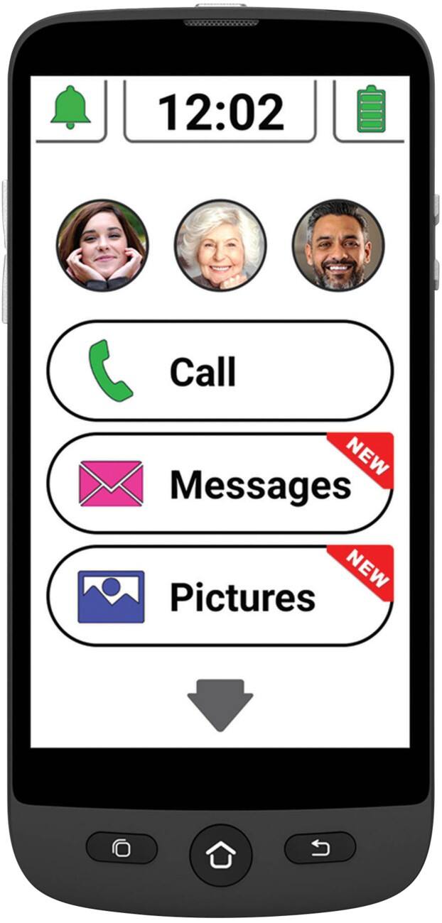 Swissvoice Smartphone SI6526 2 GB Black