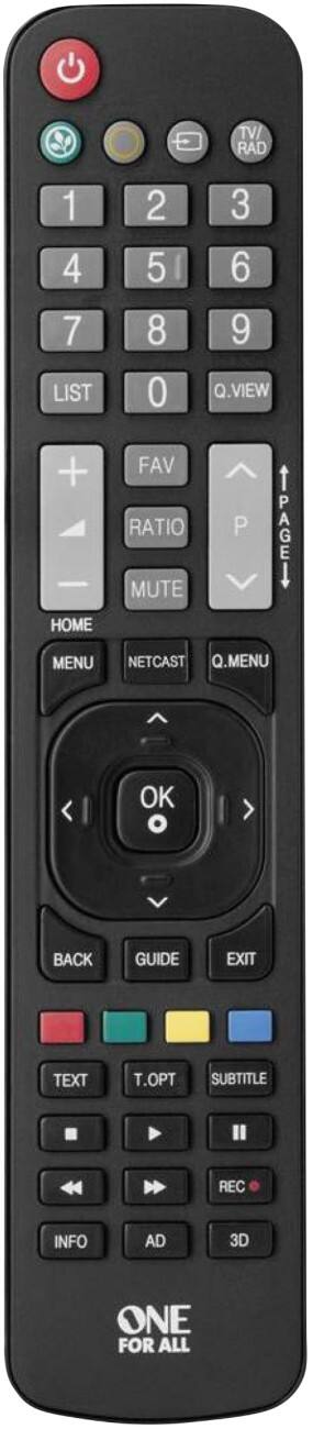 ONE FOR ALL Remote Control URC4911