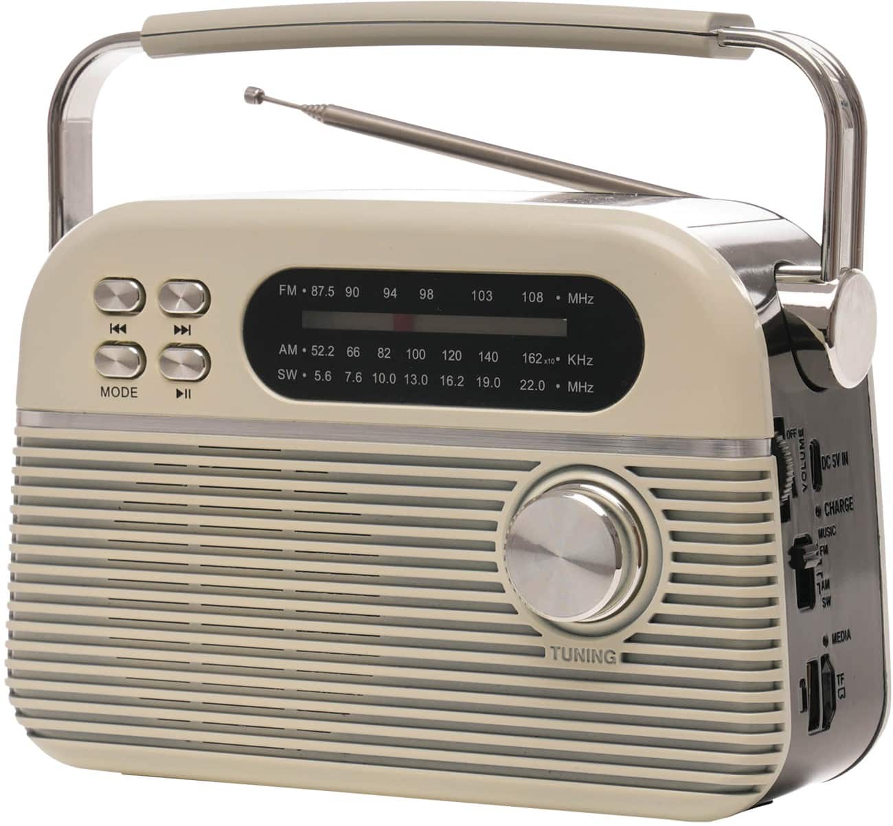 Lloytron Radio With Bluetooth N6405CR Cream