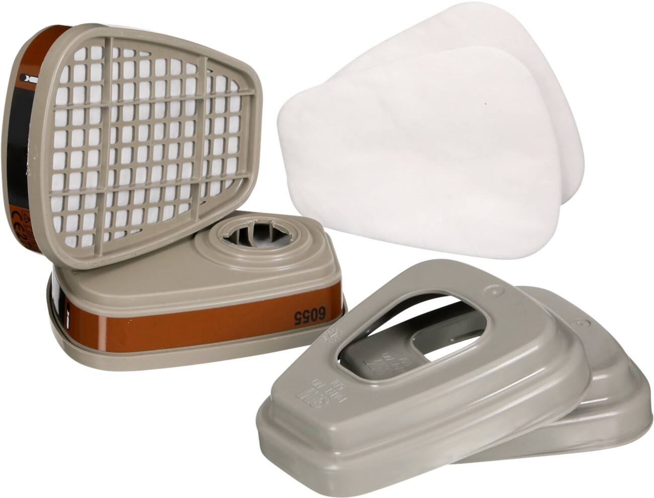 3M Respirator Filter Kit 6002-1 A2P2 Grey