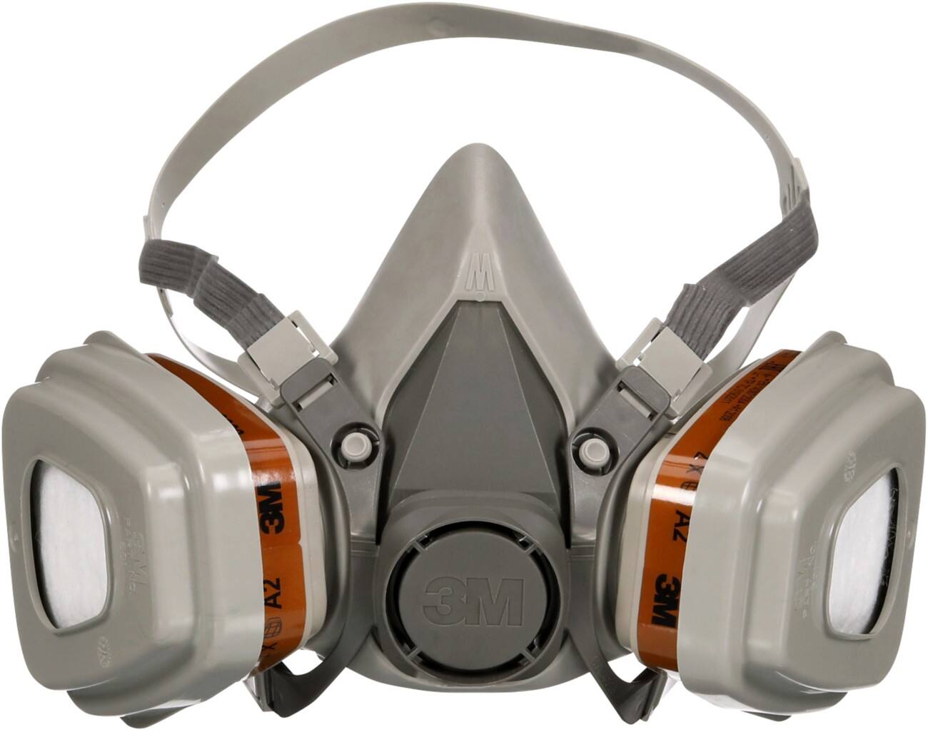 3M Respirator with Replaceable Filters Grey Replacement Filter Included