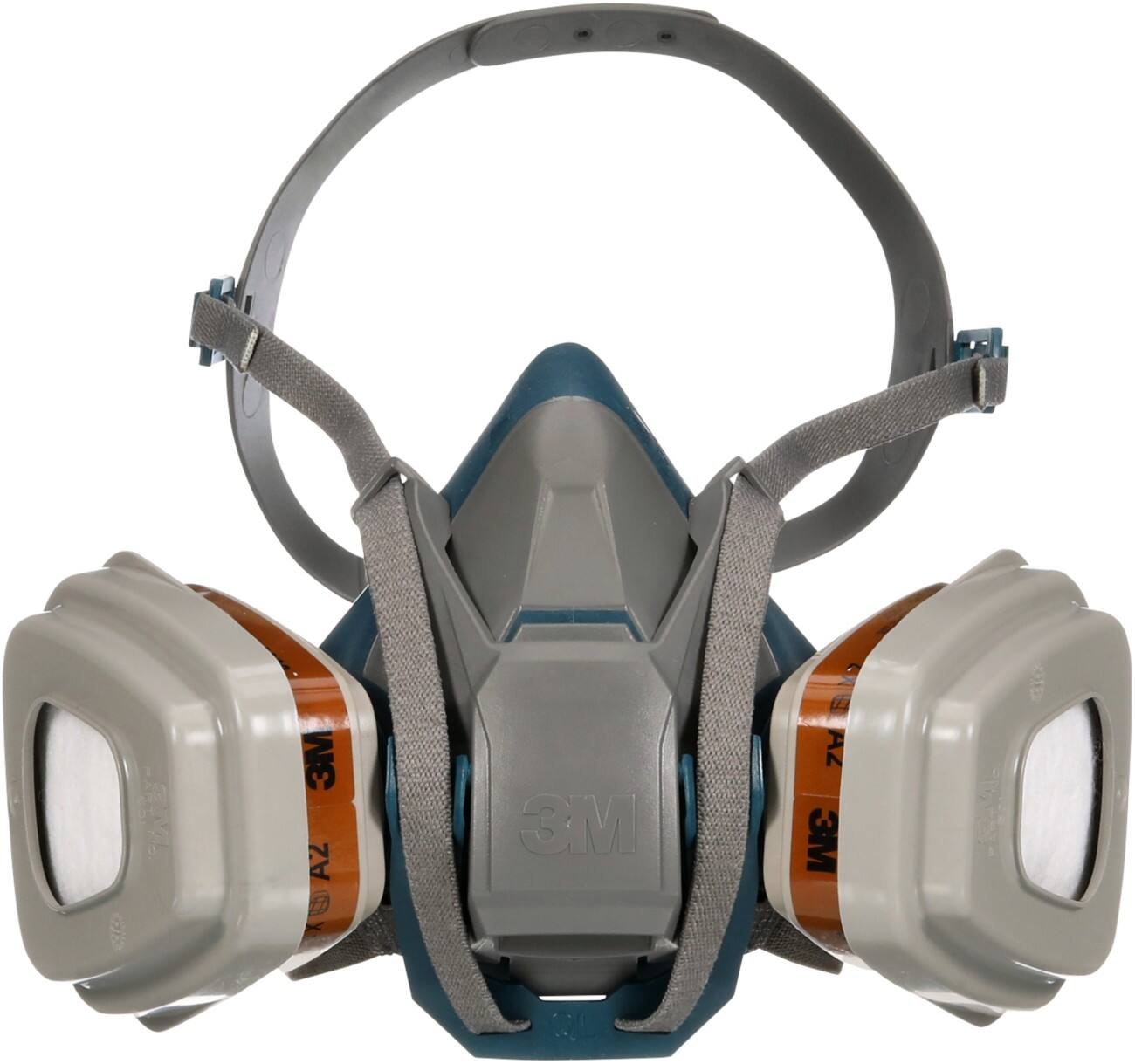 3M Respirator with Replaceable Filters Blue Replacement Filter Included