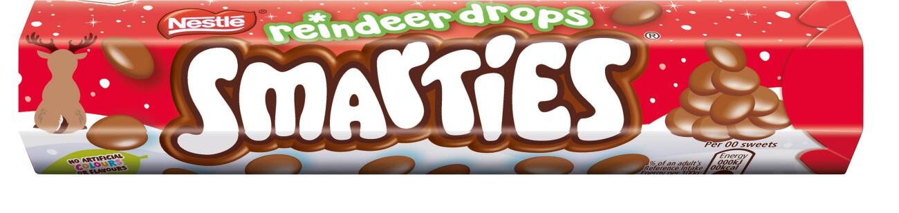 SMARTIES Chocolate Giant Tube Reindeer 120g