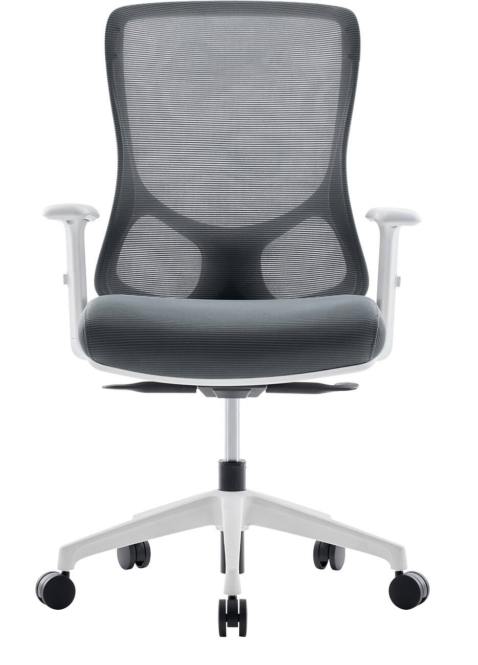 Sunon Office Chair Synchro Tilt 2D Armrest Height-Adjustable Seat Grey 122 kg 655 x 590 x 1,000 mm