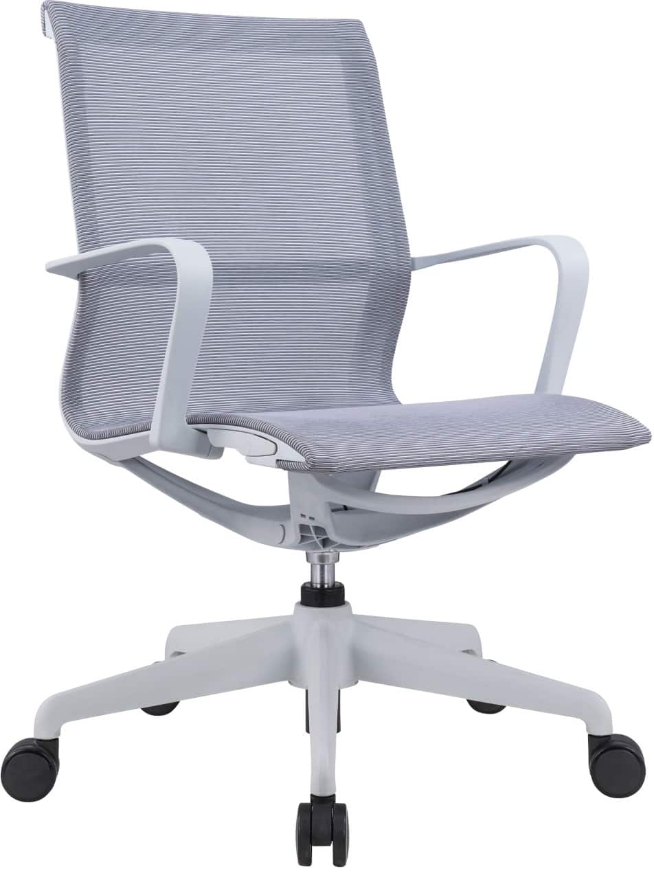 Sunon Office Chair Basic Tilt Fixed Armrest Height-Adjustable Seat Grey 122 kg 580 x 550 x 850 mm