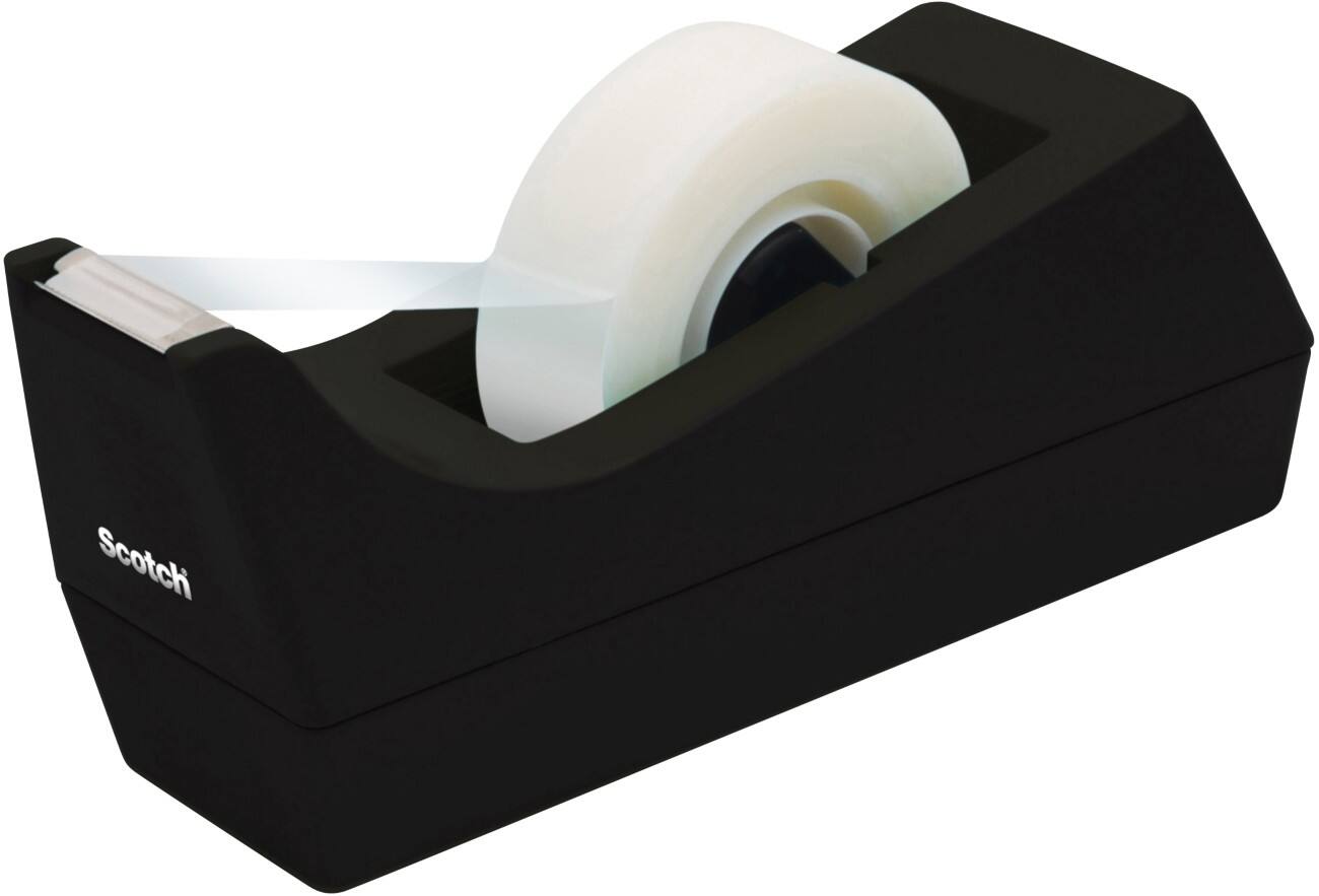 Scotch Tape Dispenser C38S Black 158.75 mm (W) x 33 m (L)