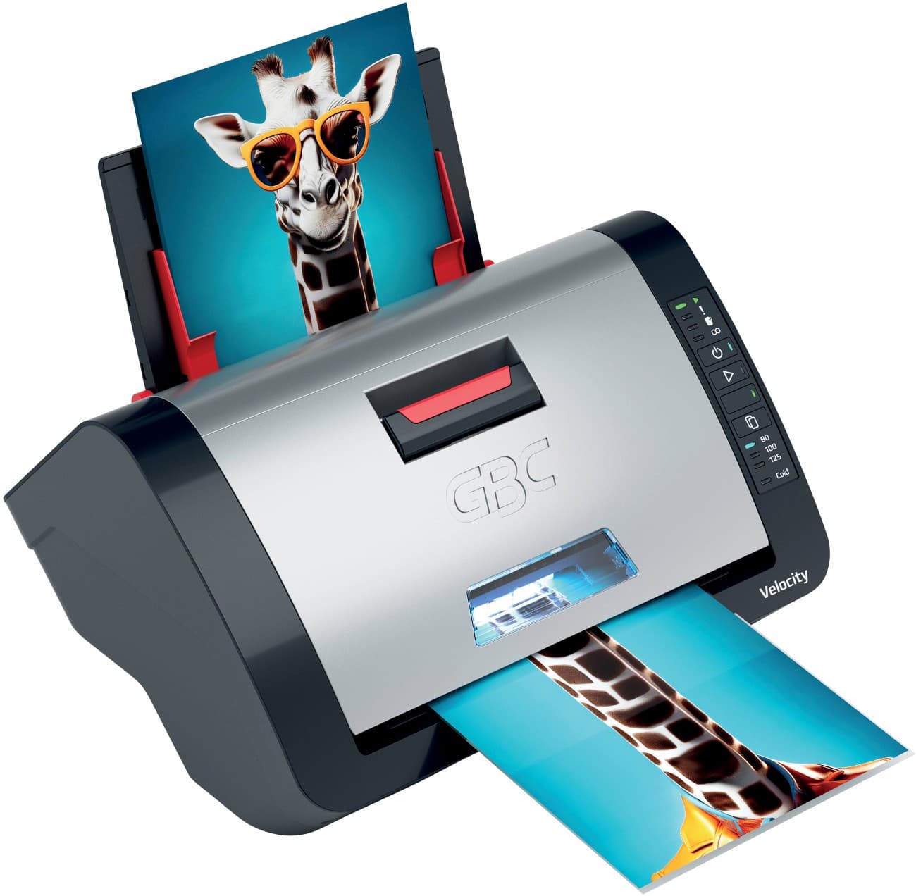 GBC Velocity 4410076 A4 Laminator 500 mm/min. 1.5 min warm-up period 80 microns - 125 microns and Cold