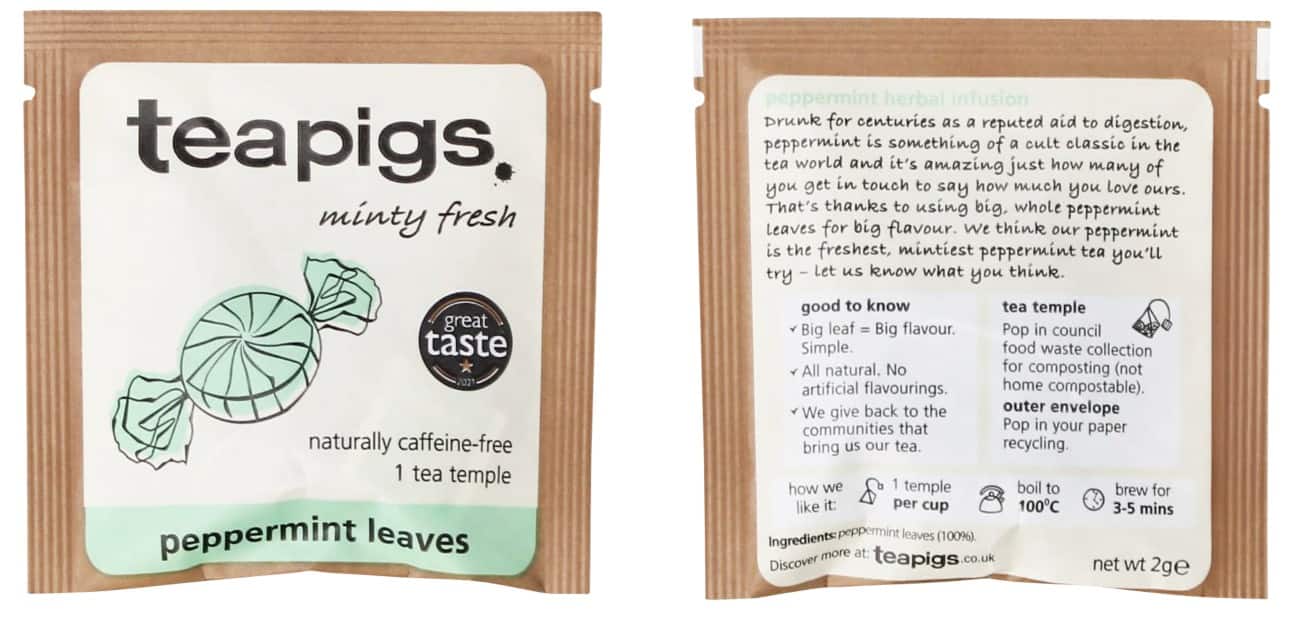 teapigs Peppermint Leaves Tea Bags Pack of 50