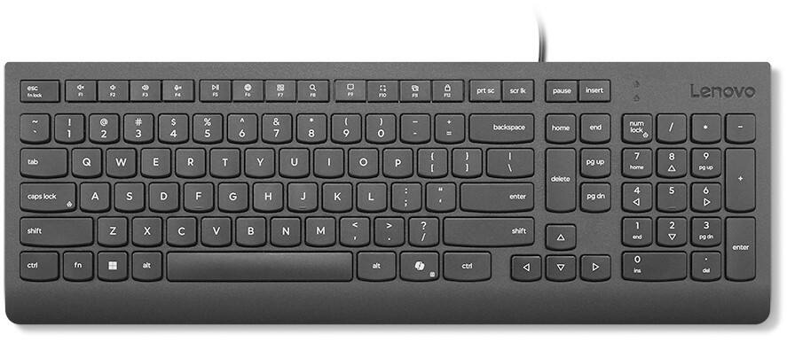 Lenovo Essential Wired Keyboard 4Y41R64671 with Copilot Key and Spill Resistance