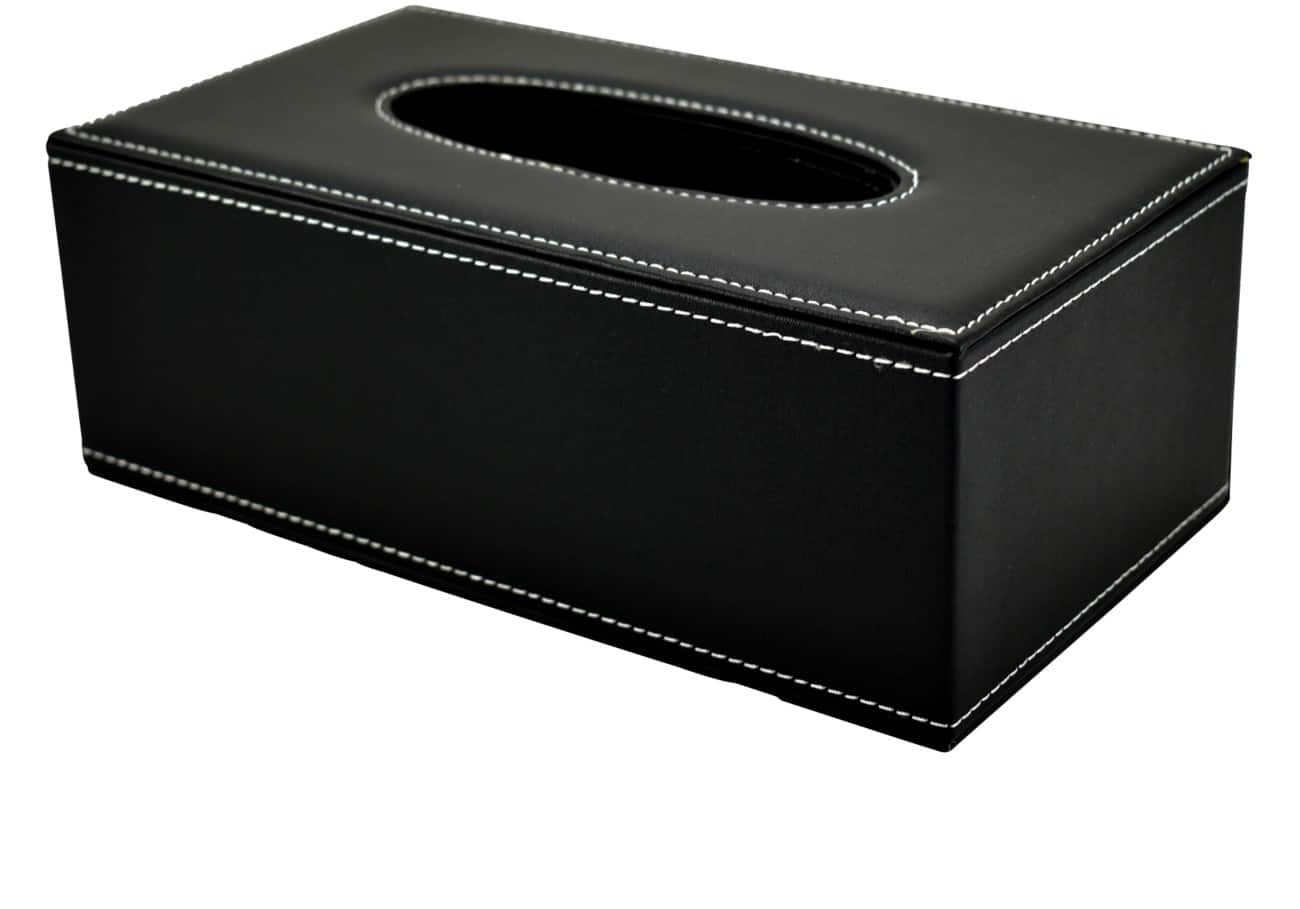 Deflecto Tissue Dispenser Black