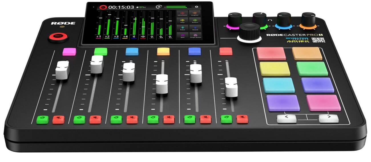RØDE RODECASTERPROII Wired Audio Production Studio Black