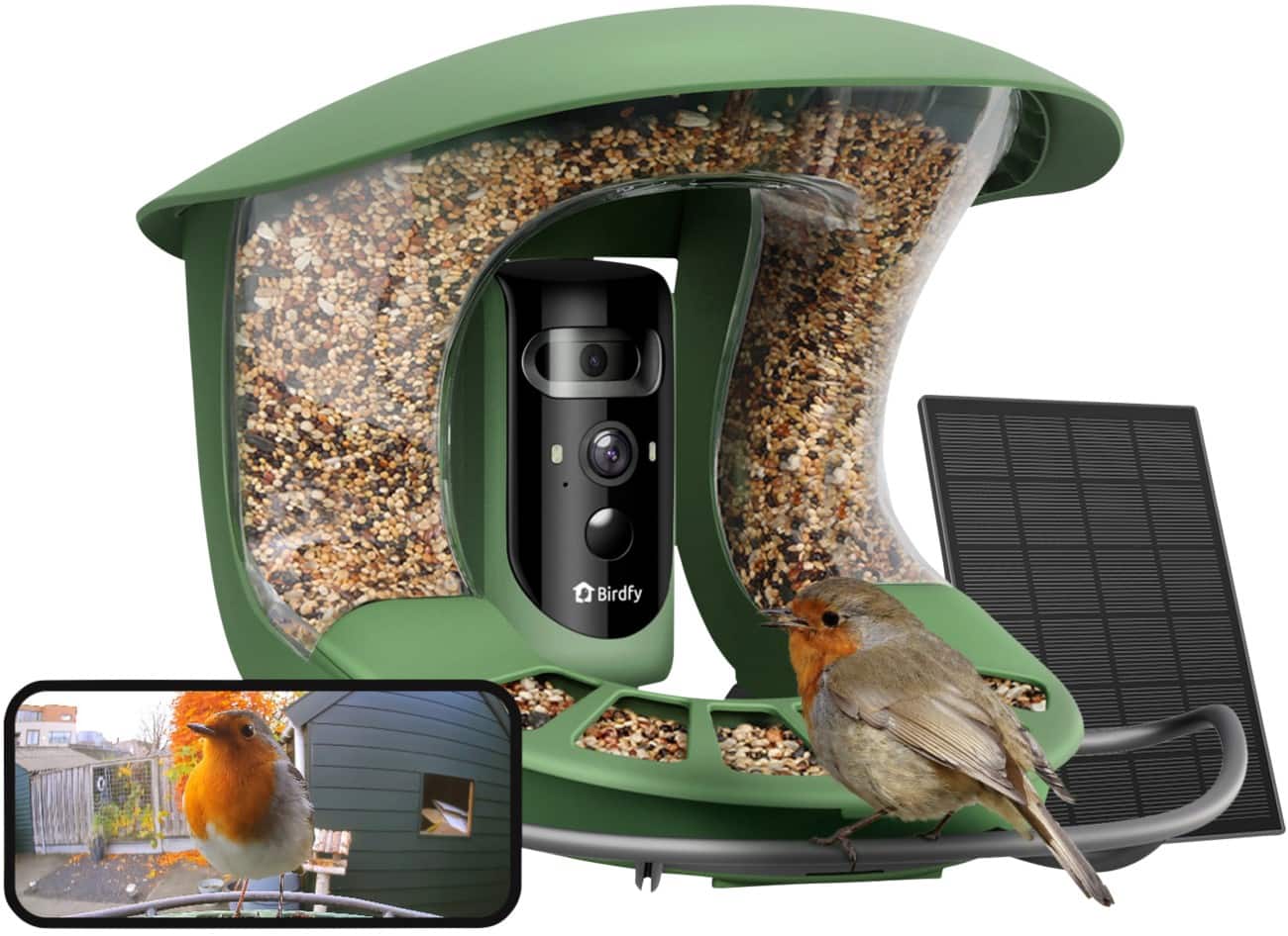 Birdfy Feeder 2 Pro Smart AI Bird Feeder & Bird Watch Camera Solar Powered