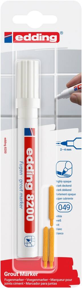 edding Permanent Grout Marker White Medium Bullet
