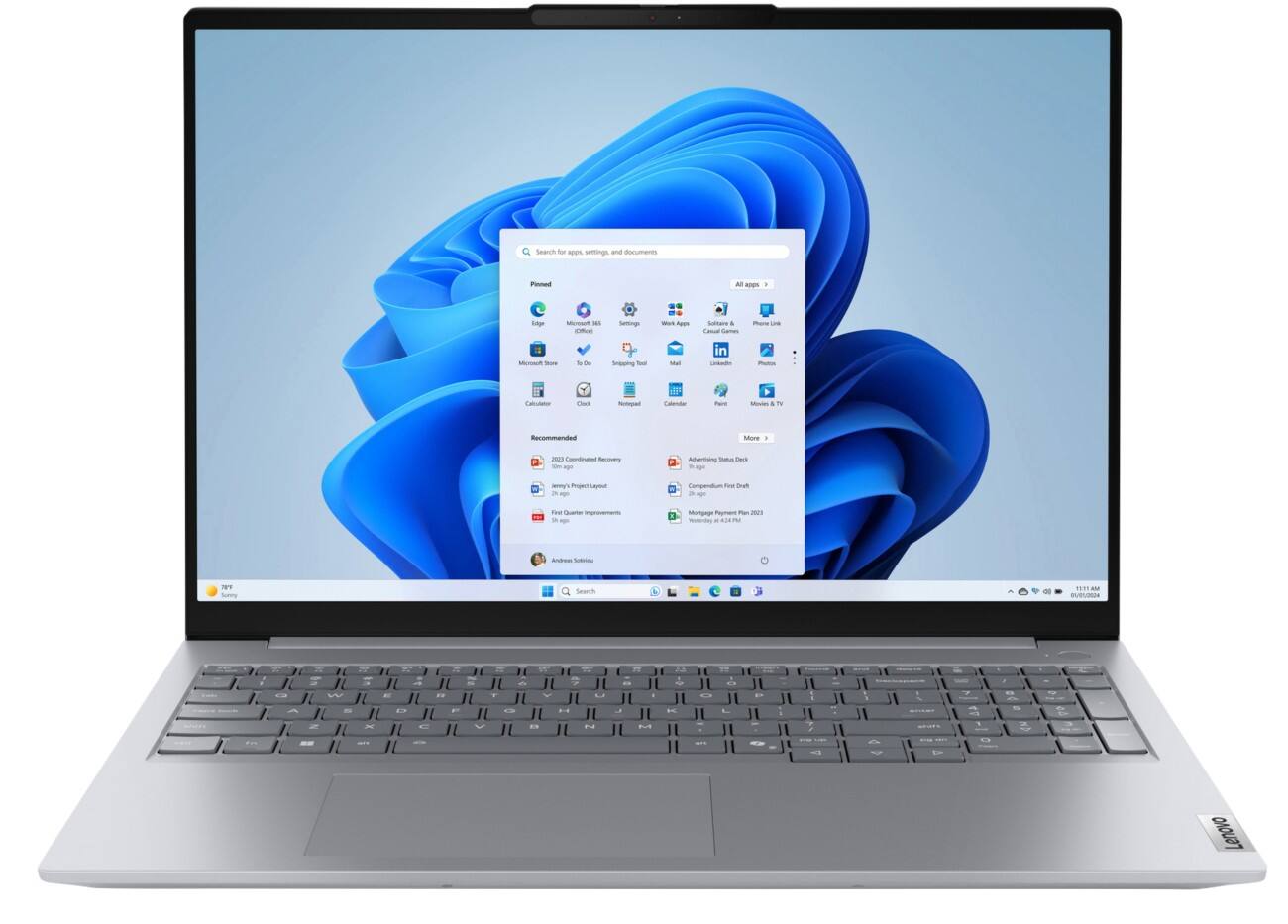 LENOVO ThinkBook TB 16 G8 Laptop 40.6 cm (16") 255H 3.3 GHz 16 GB Intel Arc 140T Windows 11 Pro