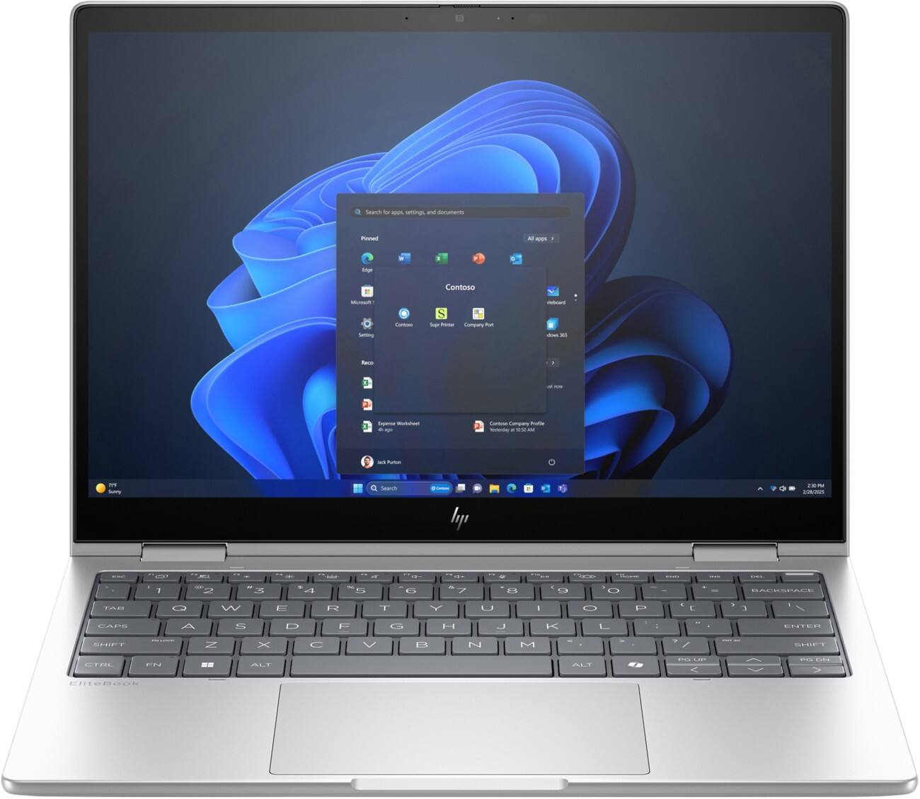 HP EliteBook EB8FLIP Laptop 33.8 cm (13.3") 255U 2 GHz 16 GB Intel Graphics Windows 11 Pro