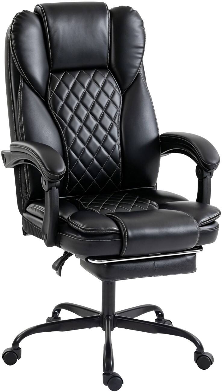 HOMCOM Office Chair Black 120 kg 620 x 700 x 1,250 mm
