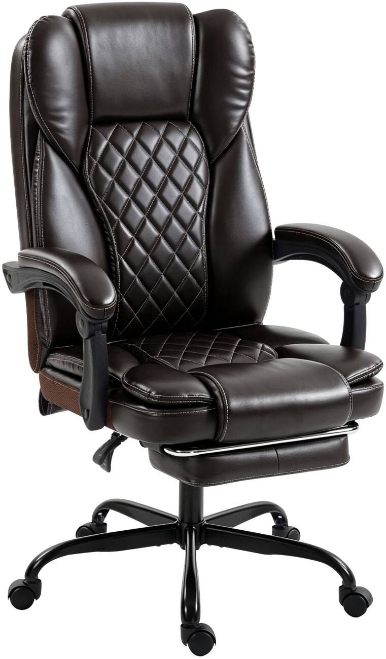 HOMCOM Office Chair Brown 120 kg 620 x 700 x 1,250 mm