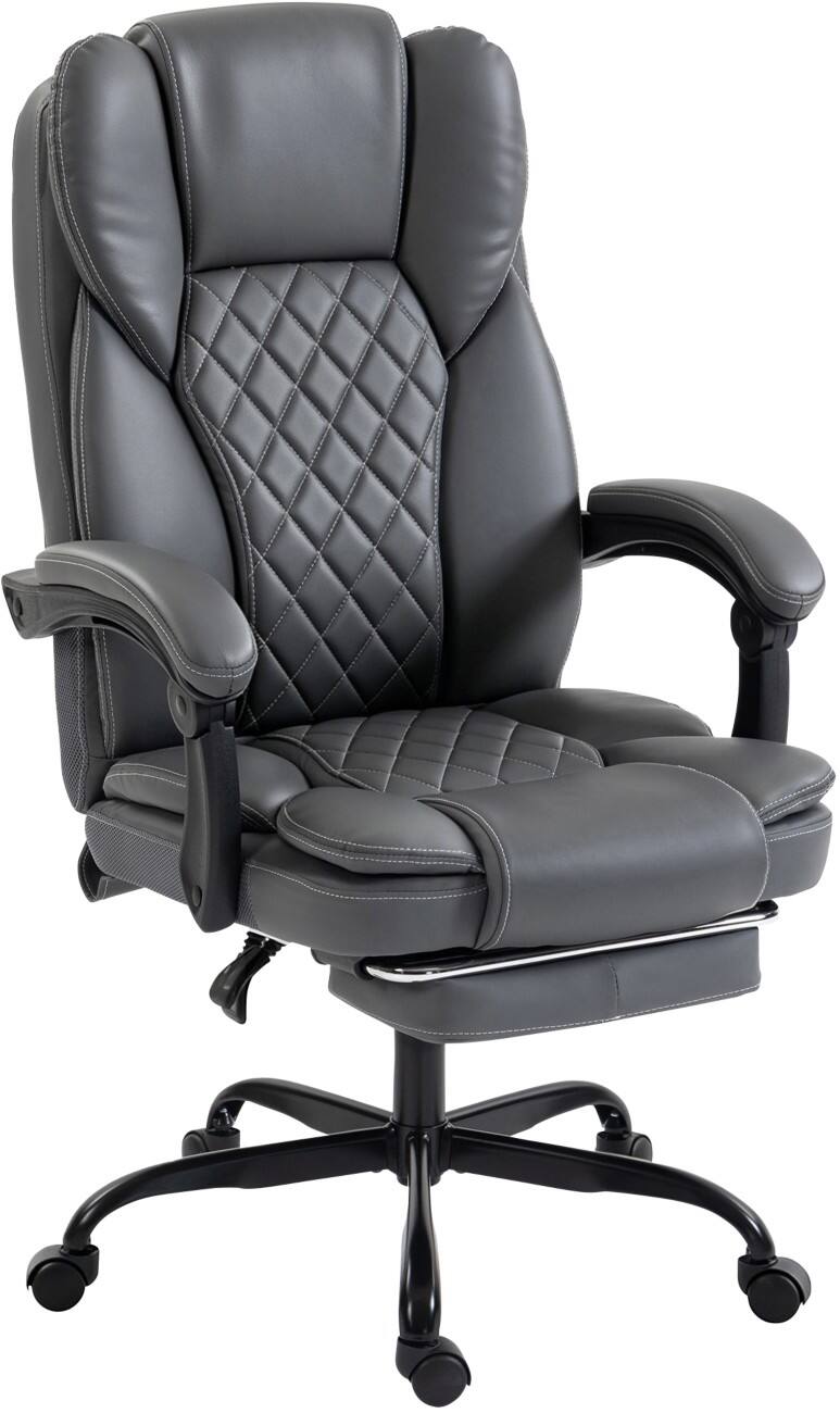 HOMCOM Office Chair Grey 120 kg 620 x 700 x 1,250 mm