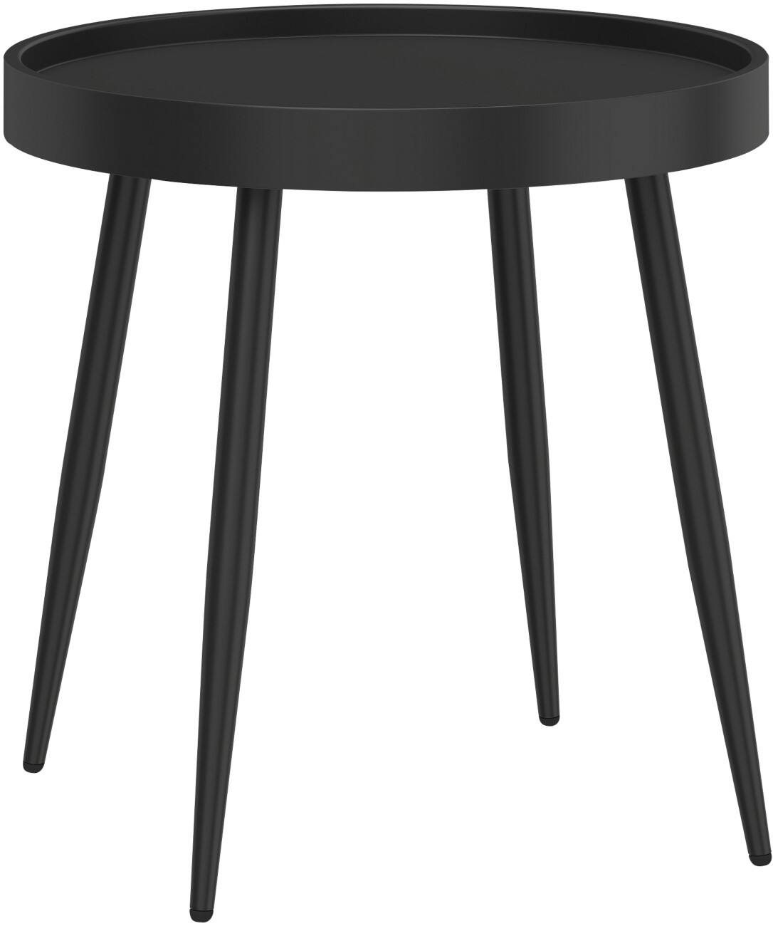 OutSunny Coffee Table Round Metal, PP (Polypropylene) 495 x 495 x 475 mm