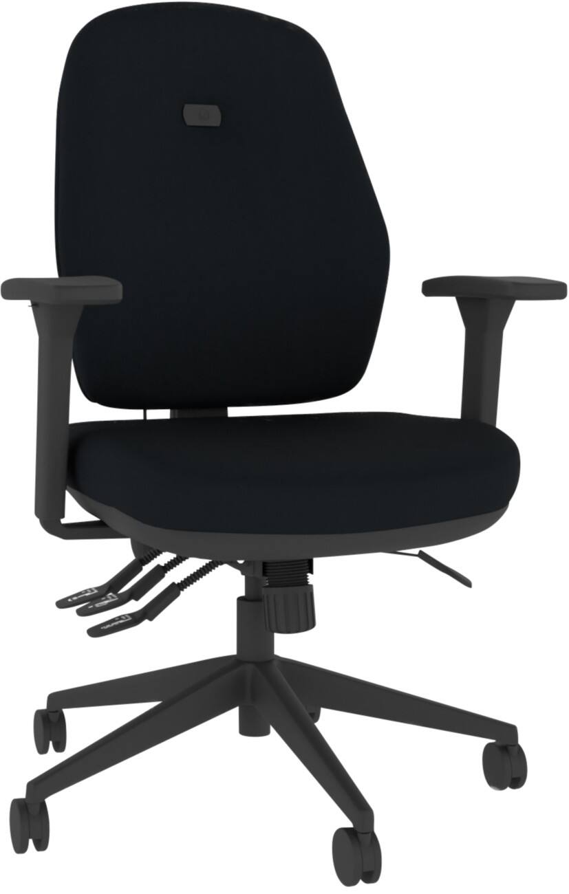 Energi-24 Ergonomic Chair Knee Tilt Height-Adjustable Seat Black 150 kg 690 x 690 x 1,080 mm
