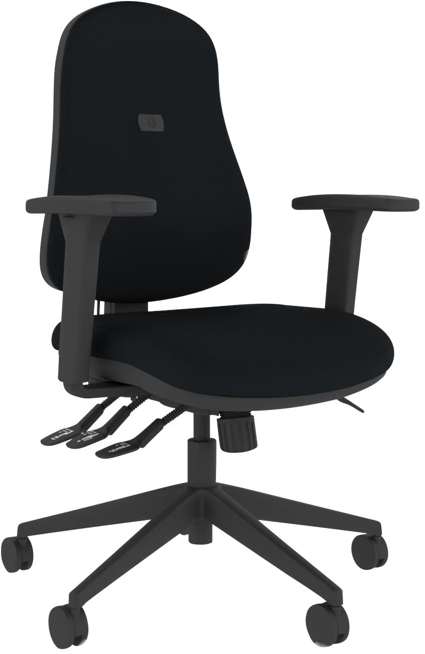 Energi-24 Ergonomic Chair Knee Tilt Height-Adjustable Seat Black 150 kg 690 x 690 x 1,020 mm