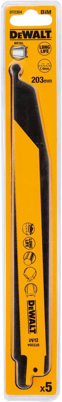 DeWALT DT2354-QZ Reciprocating Blade Pack of 5