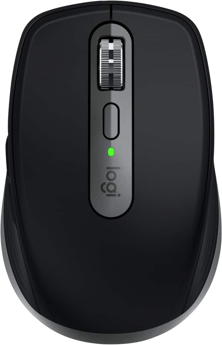 Logitech MX Anywhere 3S for Mac Wireless Mouse Right-hand 8000 DPI Black, graphite 910-006947