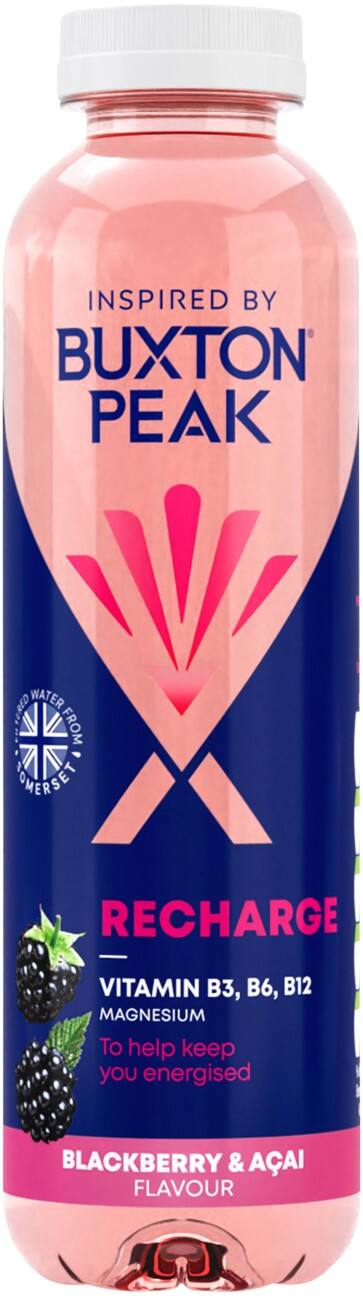 Buxton Peak Soft Drink Açaí Blackberry Pack of 12 of 400 ml