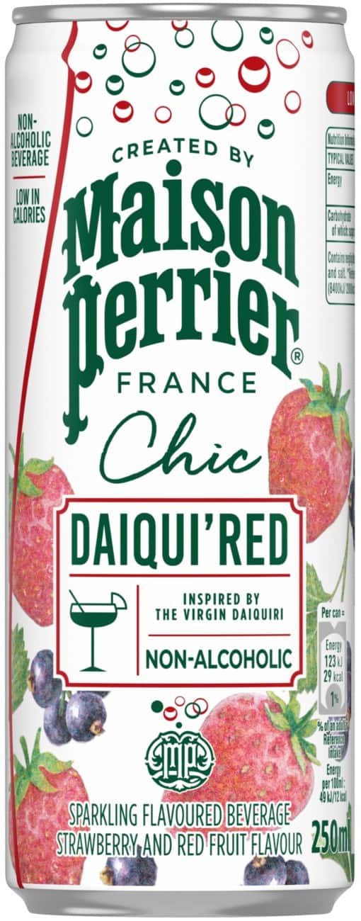 Maison Perrier France Chic Daiqui'red Soft Drink Pack of 24 of 250 ml