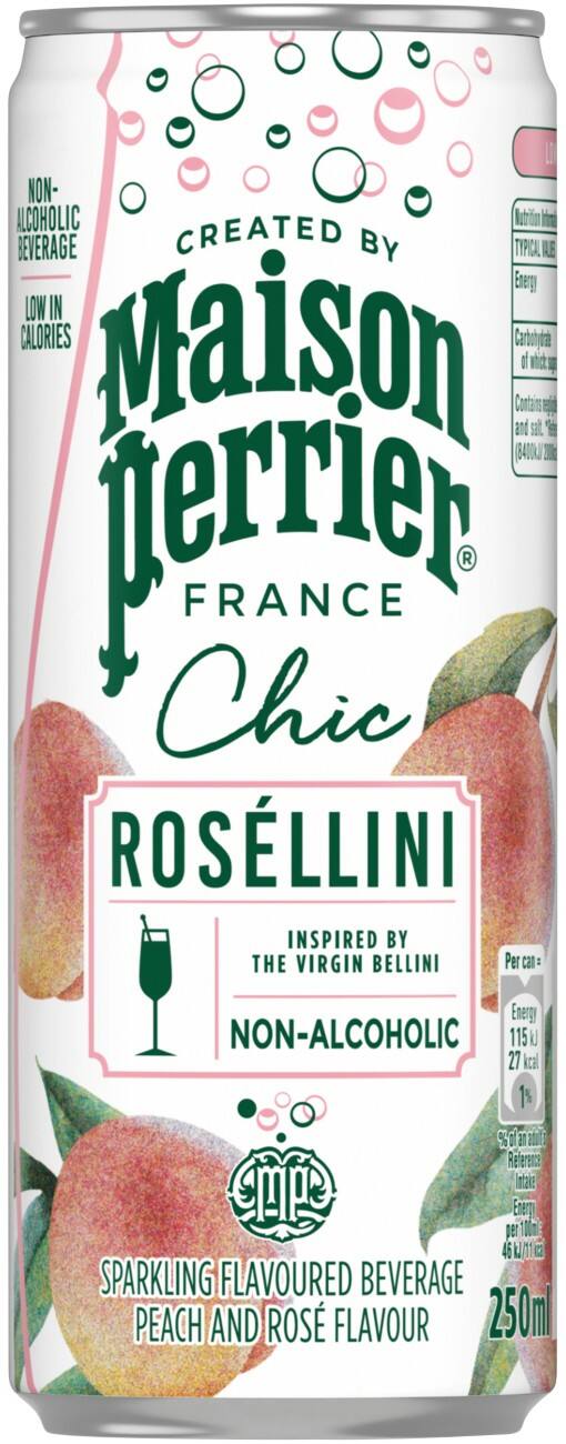 Maison Perrier France Chic Rosellini Soft Drink Pack of 24 of 250 ml