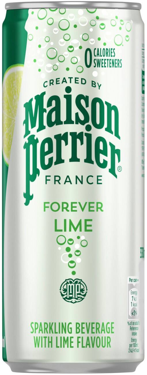 Maison Perrier Forever Soft Drink Lime Pack of 24 of 330 ml