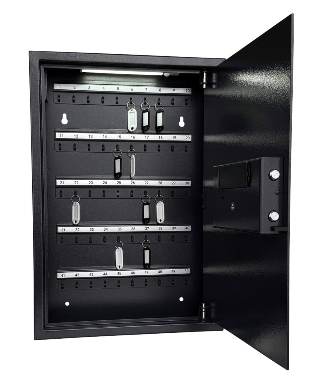 Pavo Key Cabinet 50 Hooks Electronic lock Smart Dark Grey