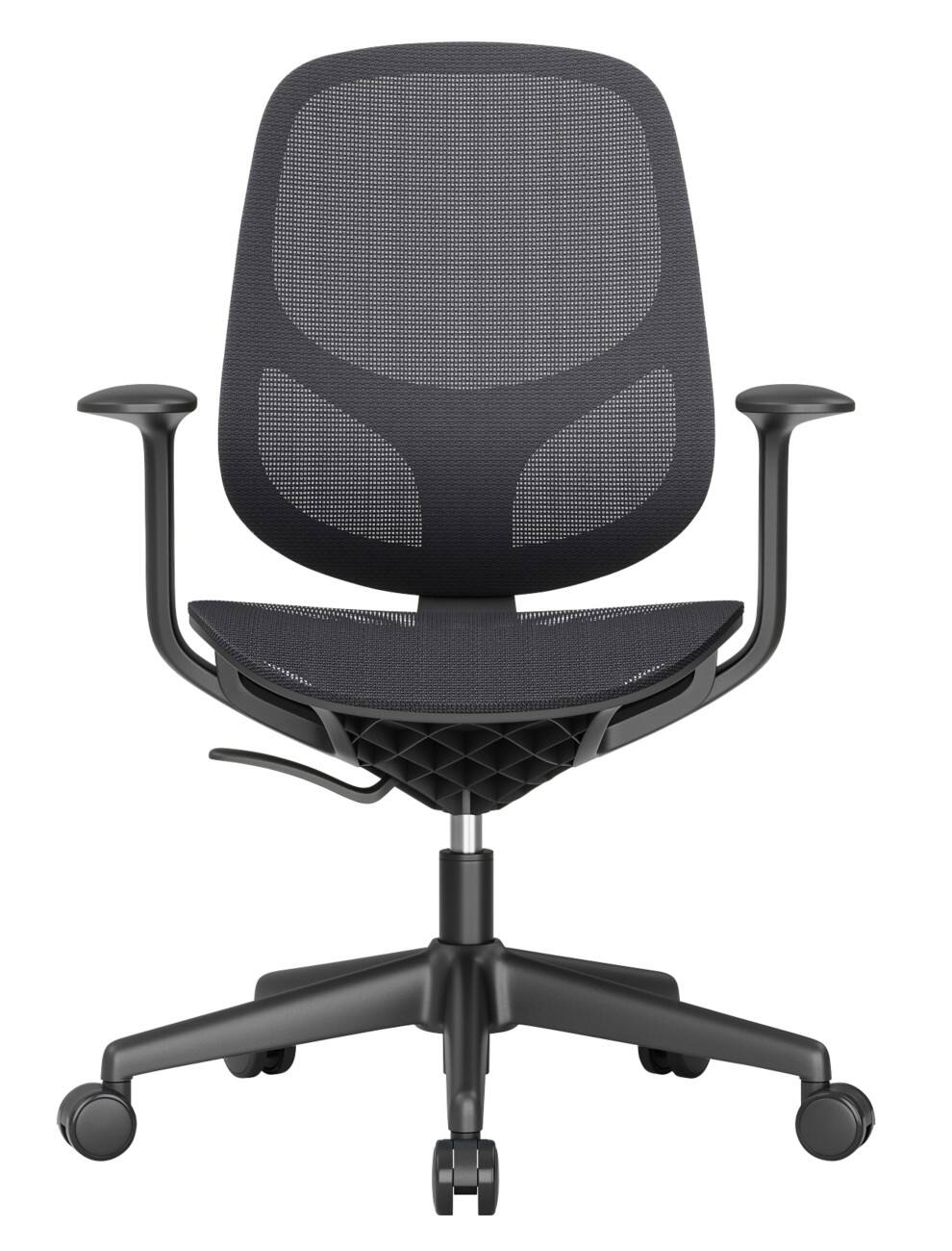 Viking Office Chair Fixed Armrest Height-Adjustable Seat Black 150 kg 1007774 665 x 600 mm