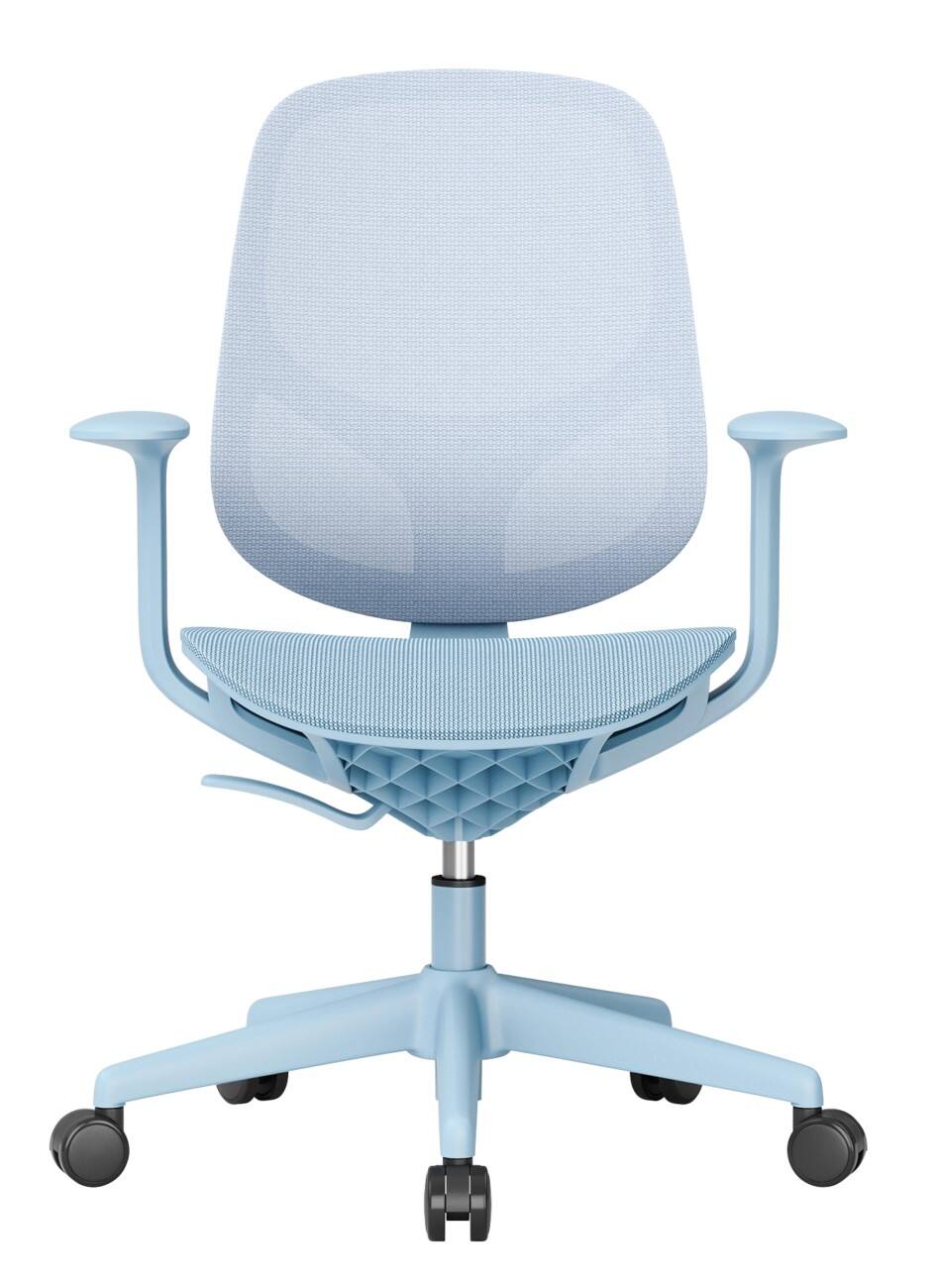 Viking Office Chair Fixed Armrest Height-Adjustable Seat Blue 150 kg 665 x 600 mm