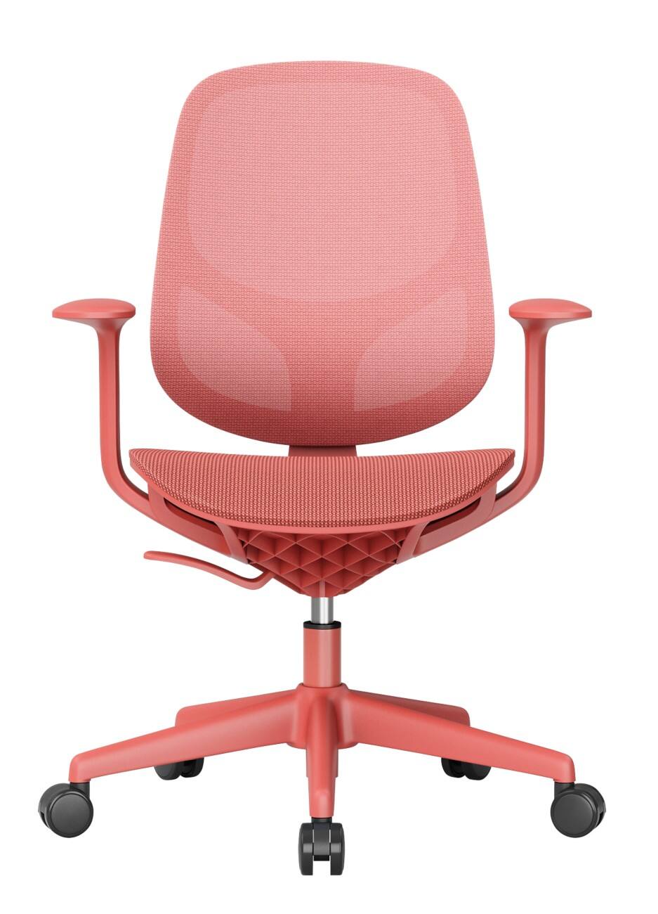 Viking Office Chair Fixed Armrest Height-Adjustable Seat Red 150 kg 1007776 665 x 600 mm