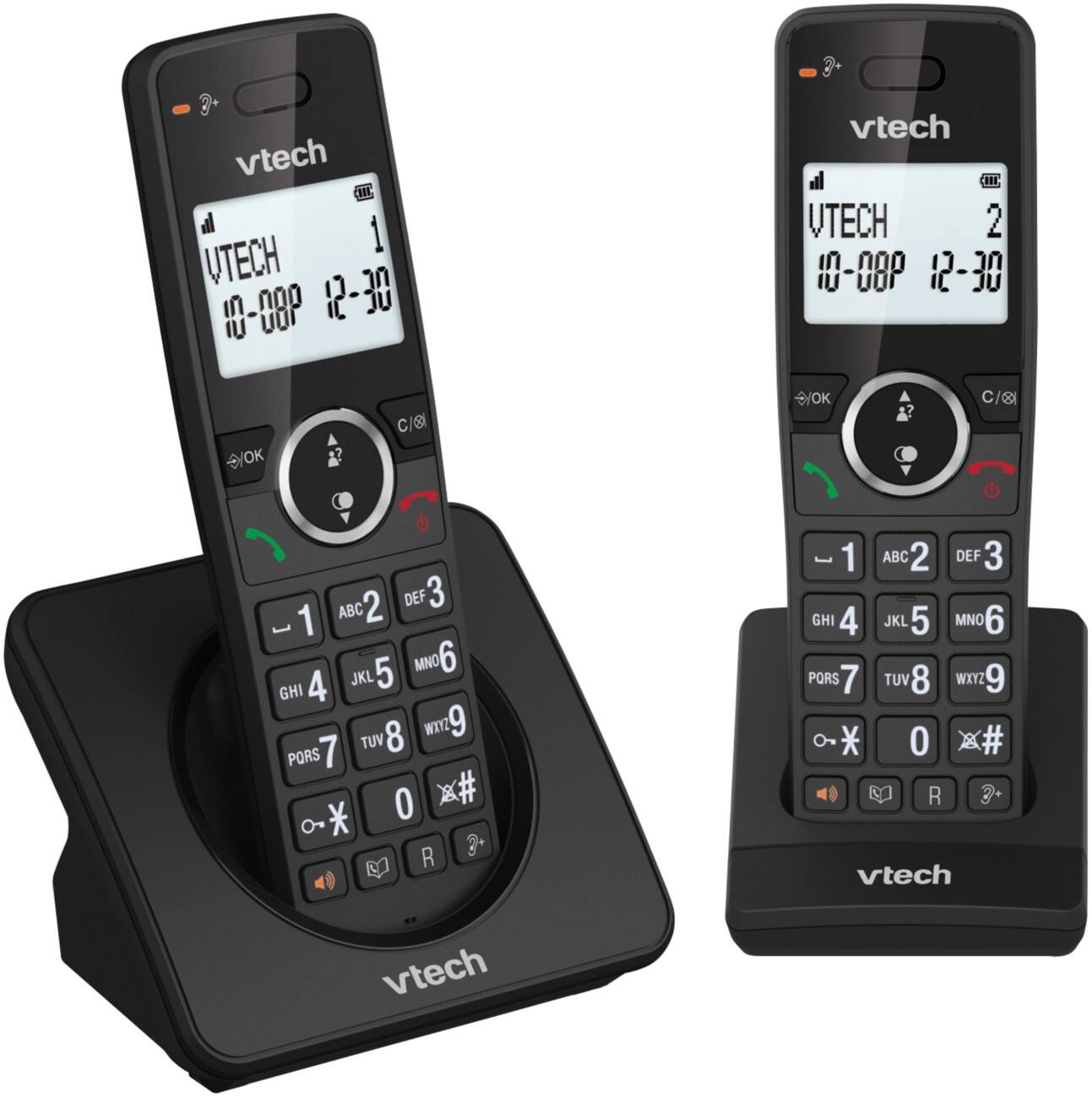 VTech ES2001 Twin Digital Cordless Home Telephone DECT Caller ID Black