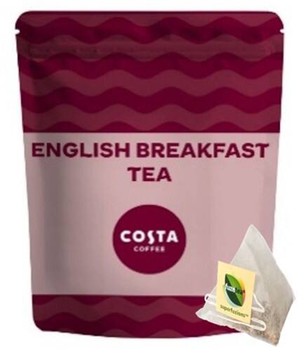 COSTA COFFEE English Breakfast Black Tea Bags Pack of 80