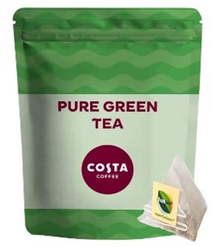 COSTA COFFEE Herbal Green Tea Bags Pack of 80