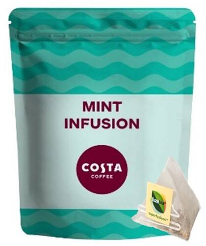 COSTA COFFEE Caffeine-free Infusion Tea Bags Mint Pack of 80