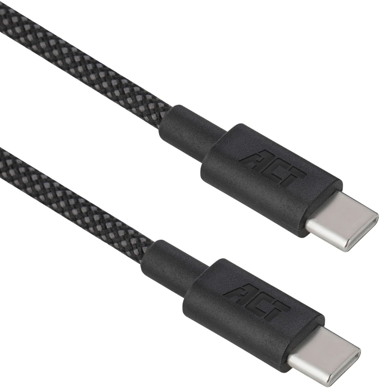 ACT USB 2.0 1 m USB-C Cable 240W PD 3.2 Braided Black AC3086