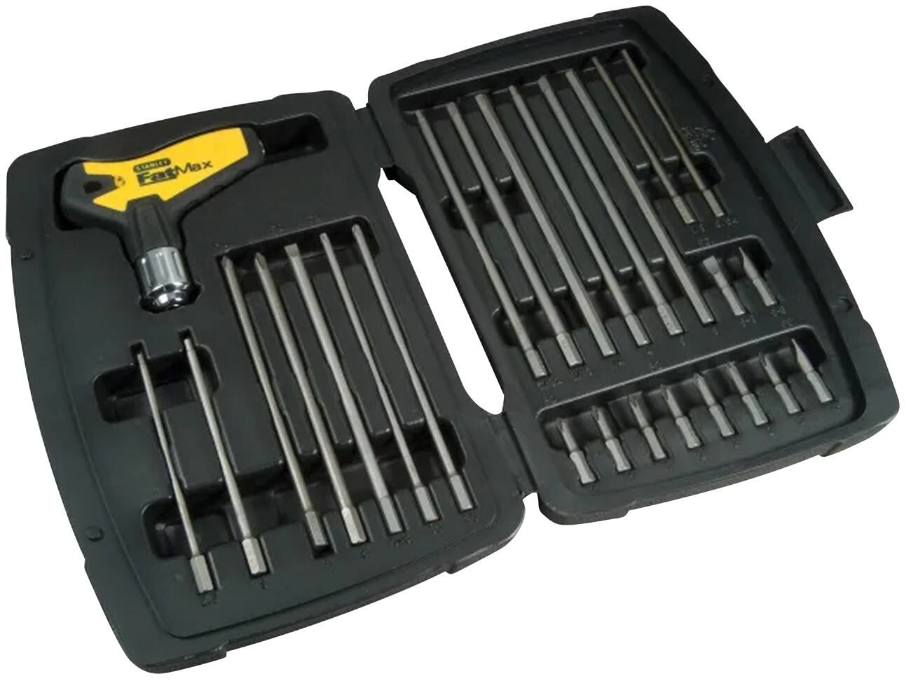 Stanley Multi Bit Ratchet Screwdriver Set Metal STA079153