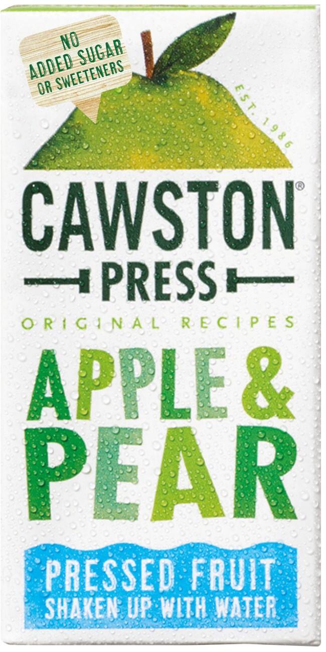 Cawston Press Apple & Pear Fruit Water 18 x 200ml​