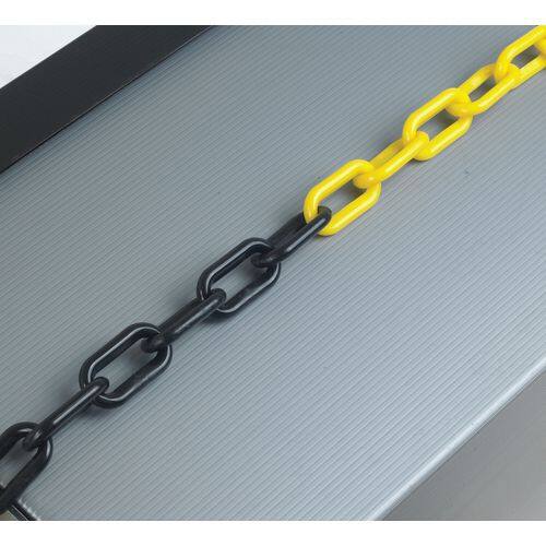 Chain Barrier Plastic Yellow, Black