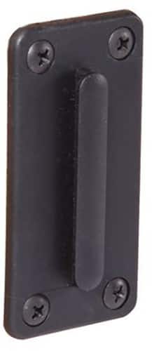 Wall Retractable Barrier Plastic Black