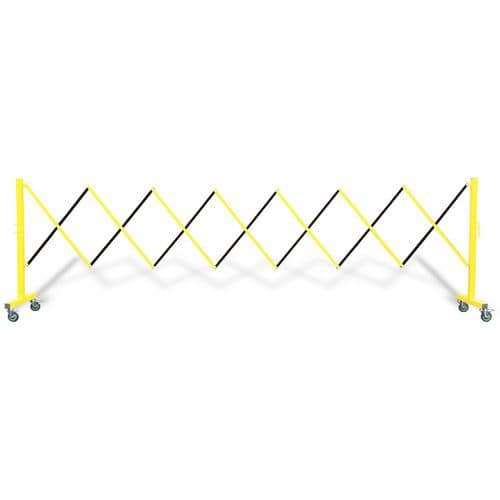 Maintenance Safety Barrier Yellow 417037 Expanding Barricade
