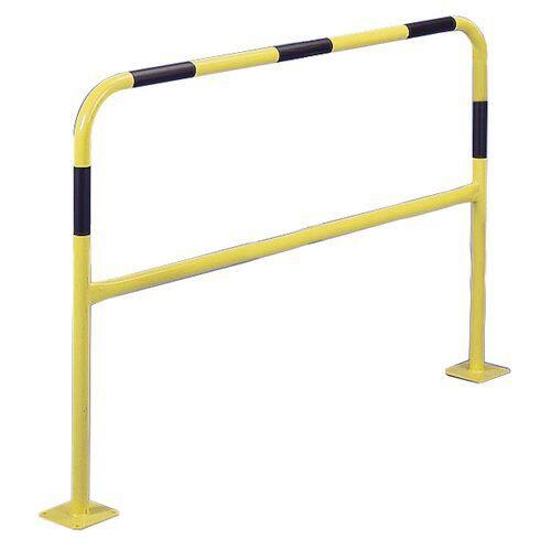 Surface Protective Safety Barrier Steel 200 x 100 cm Yellow, Black