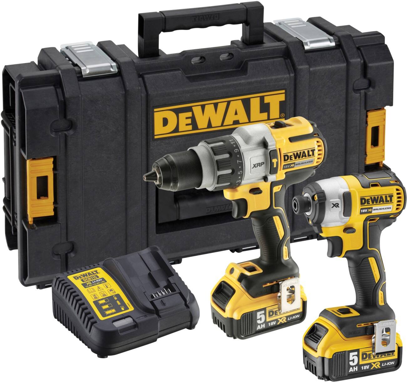 DeWALT Tool Set Cordless Brushless DCK276P2-GB Set of 6