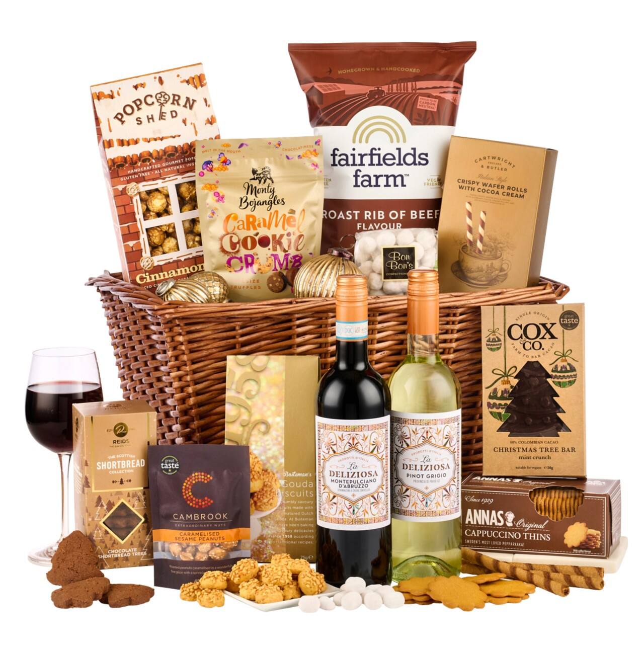 Hampers of Distinction Christmas Hamper Basket A COSY CHRISTMAS H26029