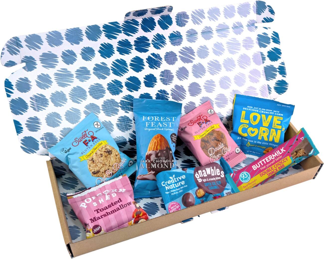 Hampers of Distinction Christmas Hamper Basket PENNY POST VEGAN & GLUTEN-FREE TREATS P26046